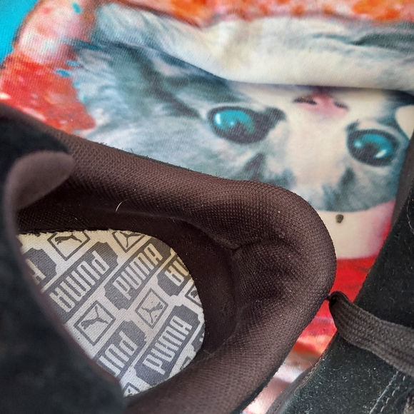 Black Suede Pumas - Picture 5 of 9